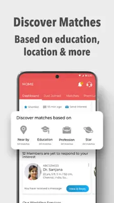 DoctorsMatrimony android App screenshot 2